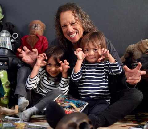 Kirk Hammett kids